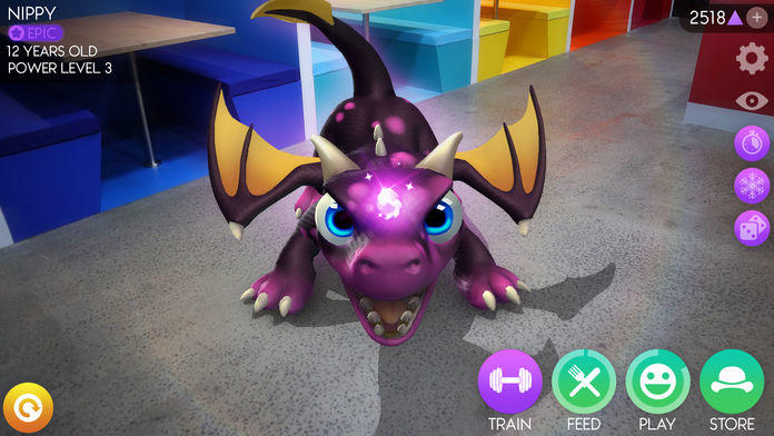 AR Dragon Game Screenshot