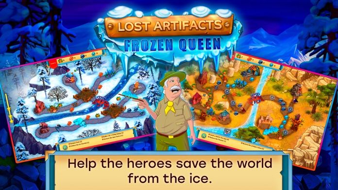 Screenshot of Lost Artifacts: Frozen Queen