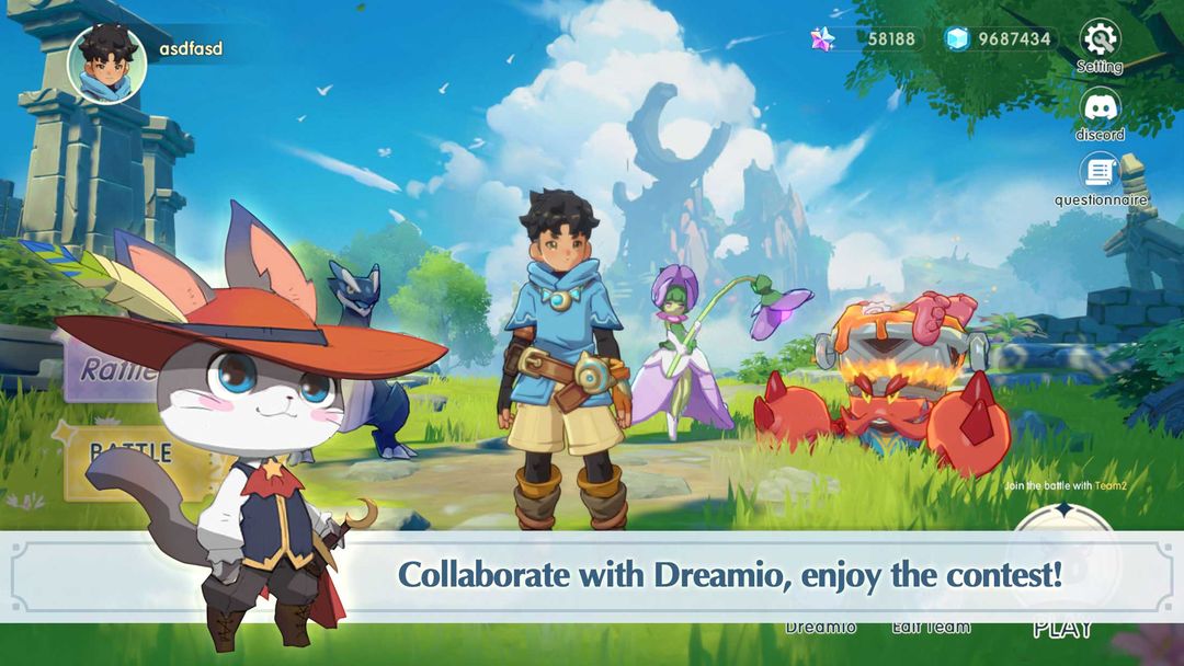 Dreamio Go screenshot game