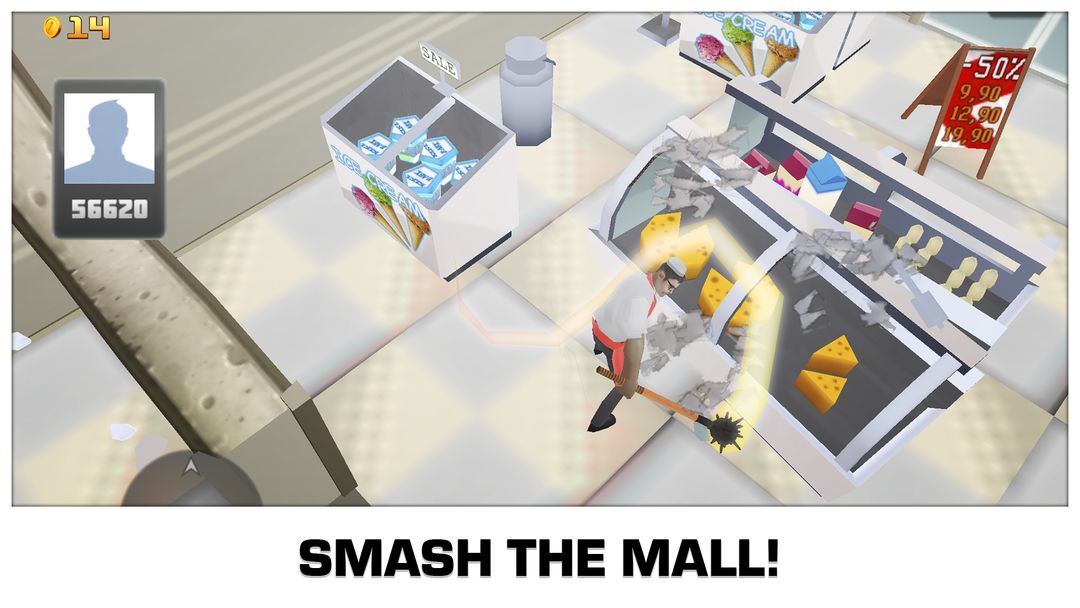 Screenshot of Smash the Mall - Stress Fix!