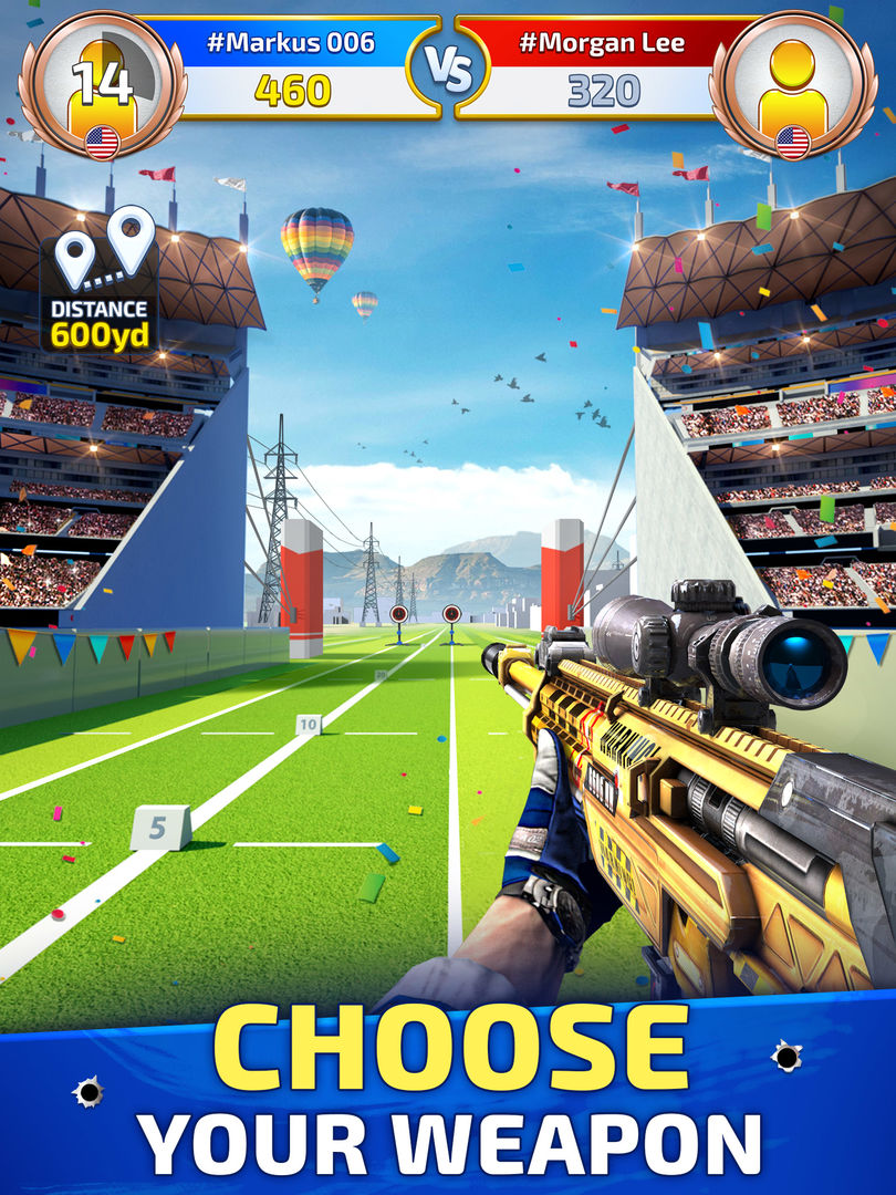 Sniper Champions: 3D shooting screenshot game