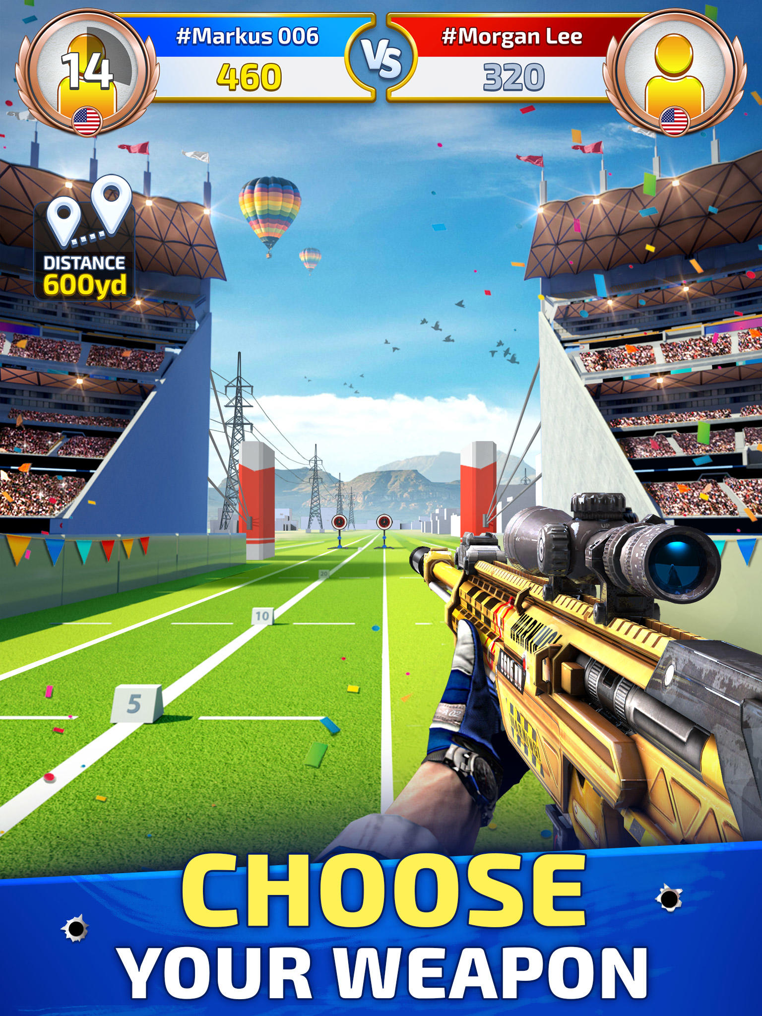 Sniper Champions: 3D shooting Game Screenshot
