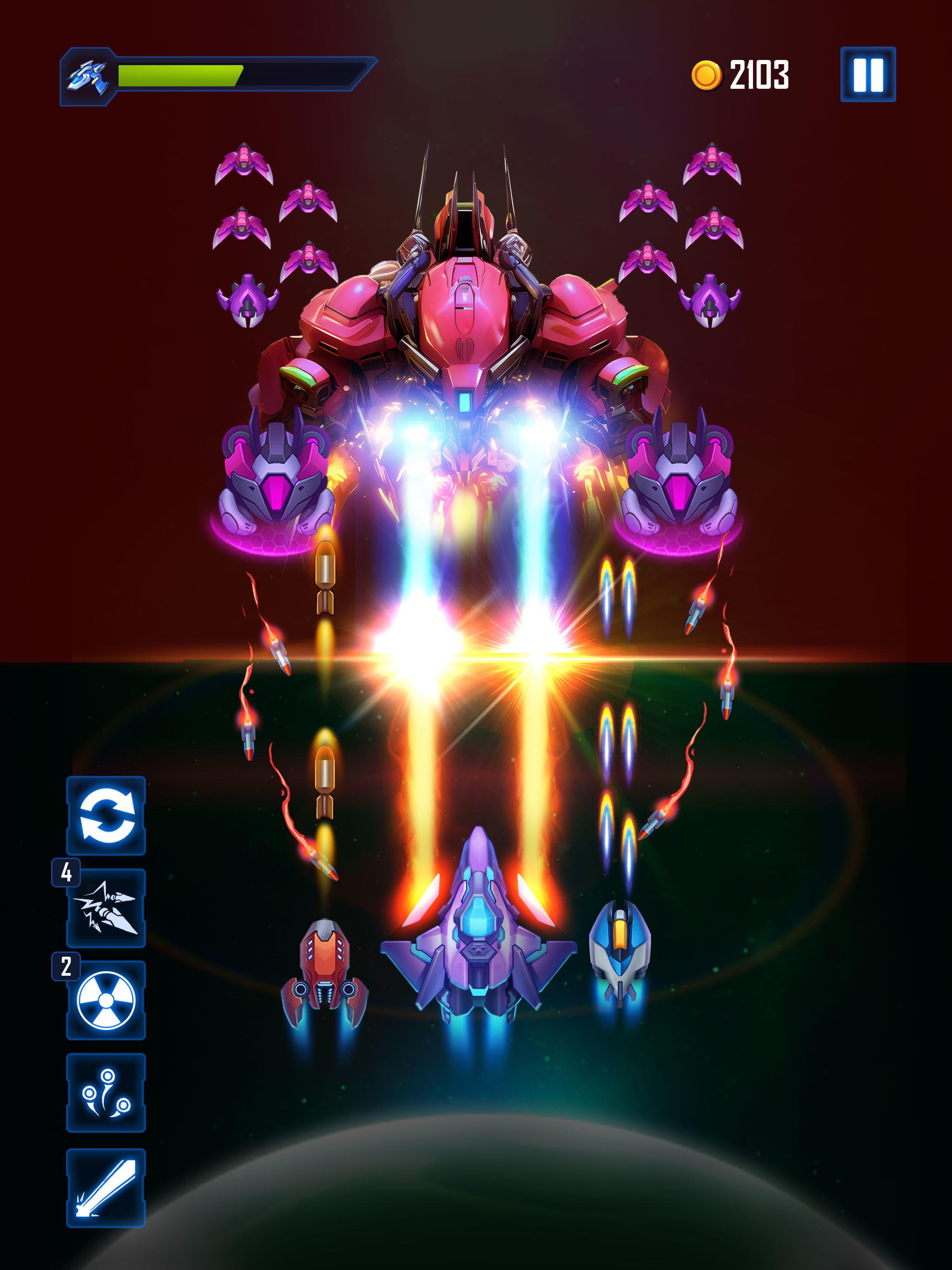 WindWings: Space Shooter Game Screenshot