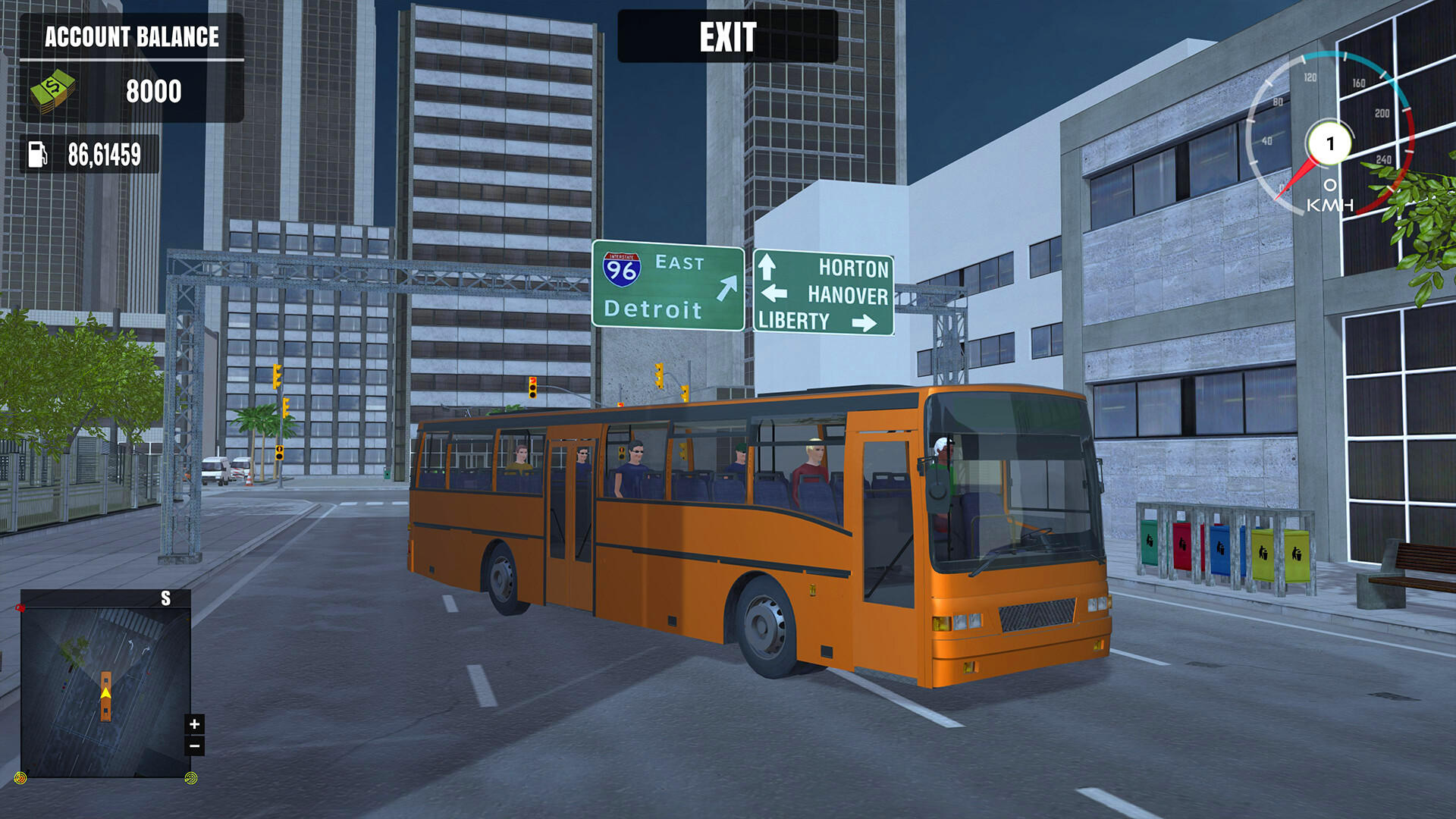 Extreme Bus Driver Simulator ภาพหน้าจอเกม