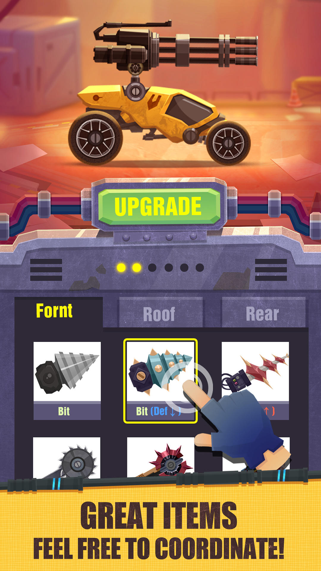 Screenshot of Crazy Car