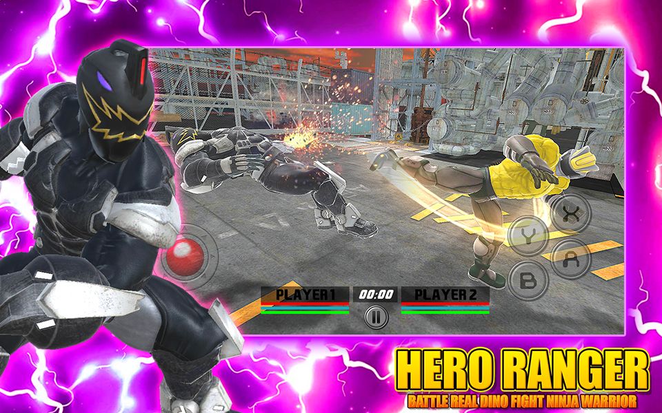 영웅 레인저 전투 리얼 디노 닌자 전사 싸움 게임 스크린 샷