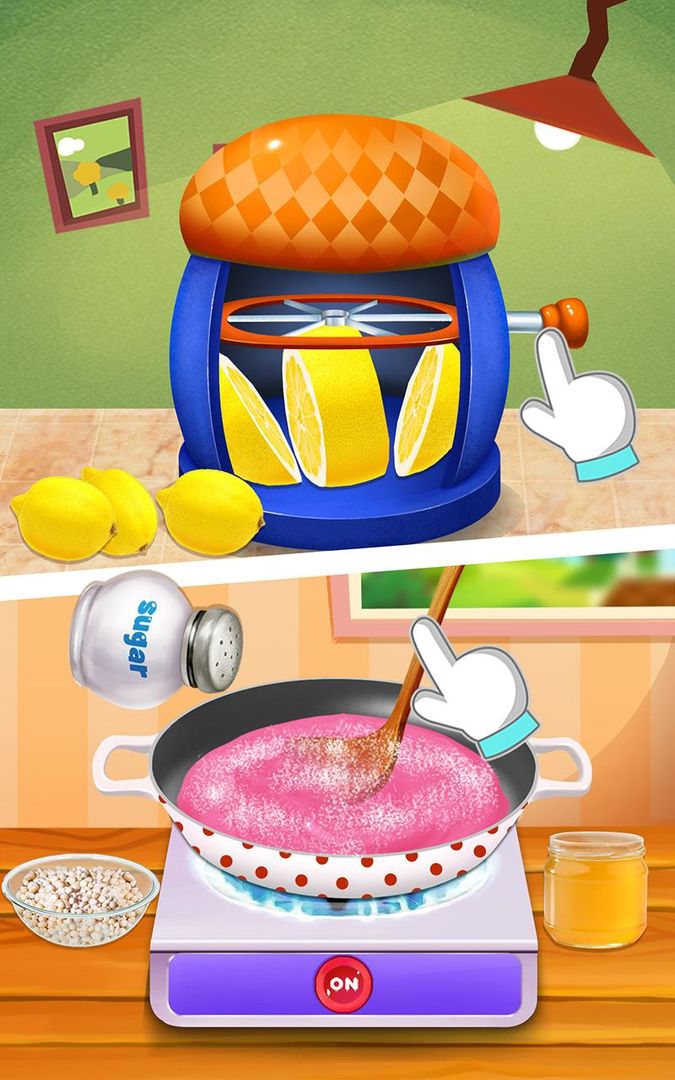 Screenshot of Gum Ball Candy: Kids Food Game