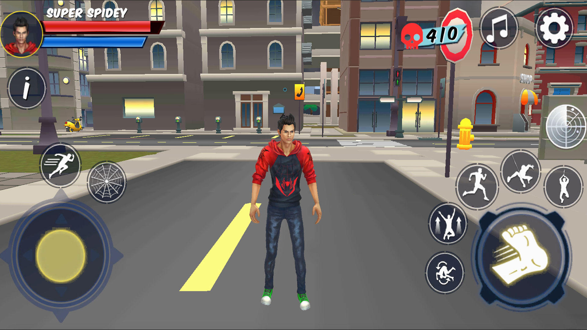 Rope Hero: Superhero Games 3D Game Screenshot