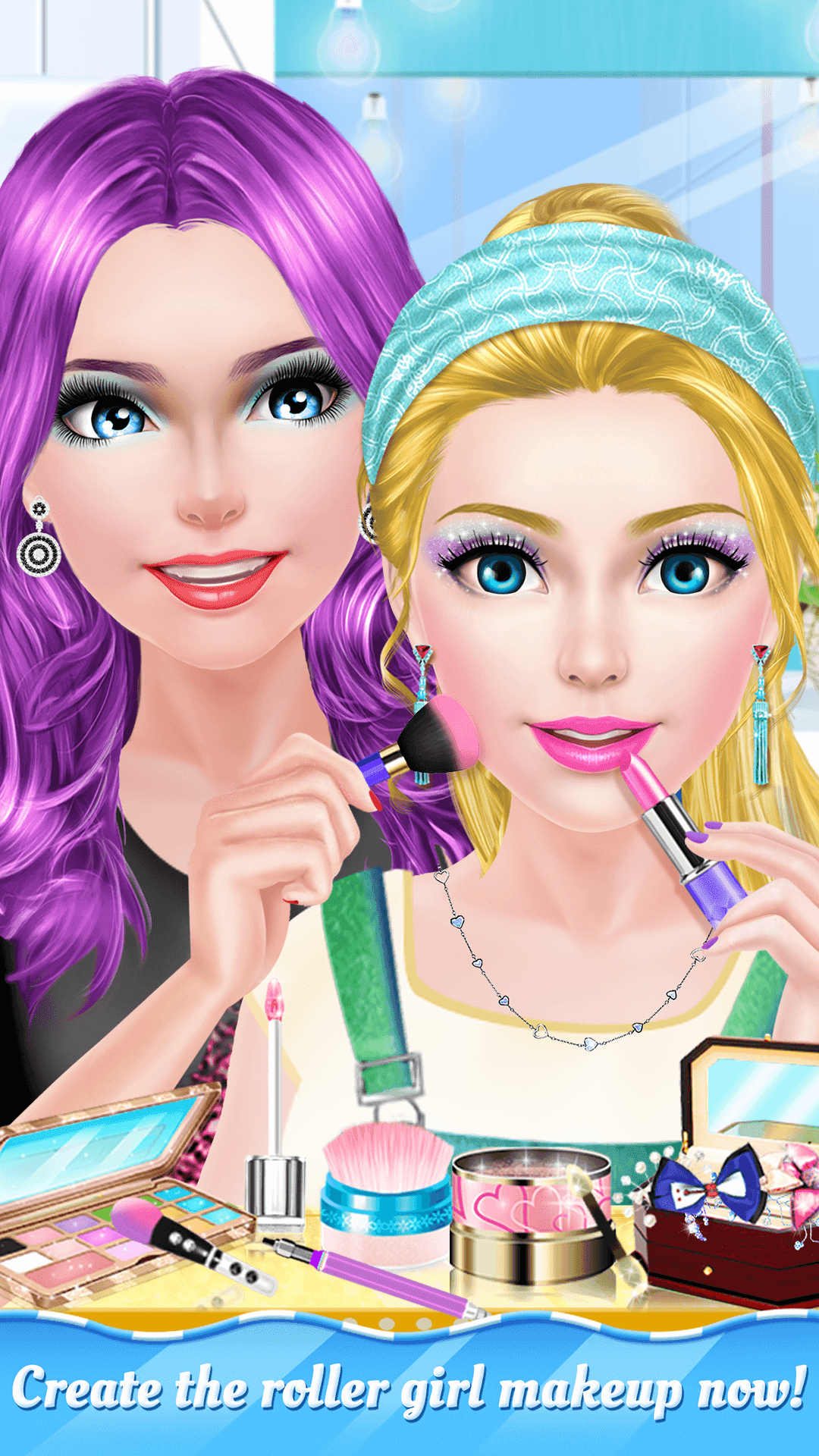 Summer Roller Girl - BFF Salon Game Screenshot