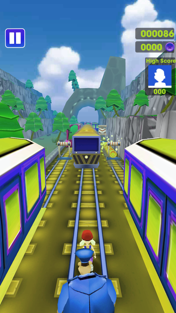 Cuplikan Layar Game Subway Dash Run