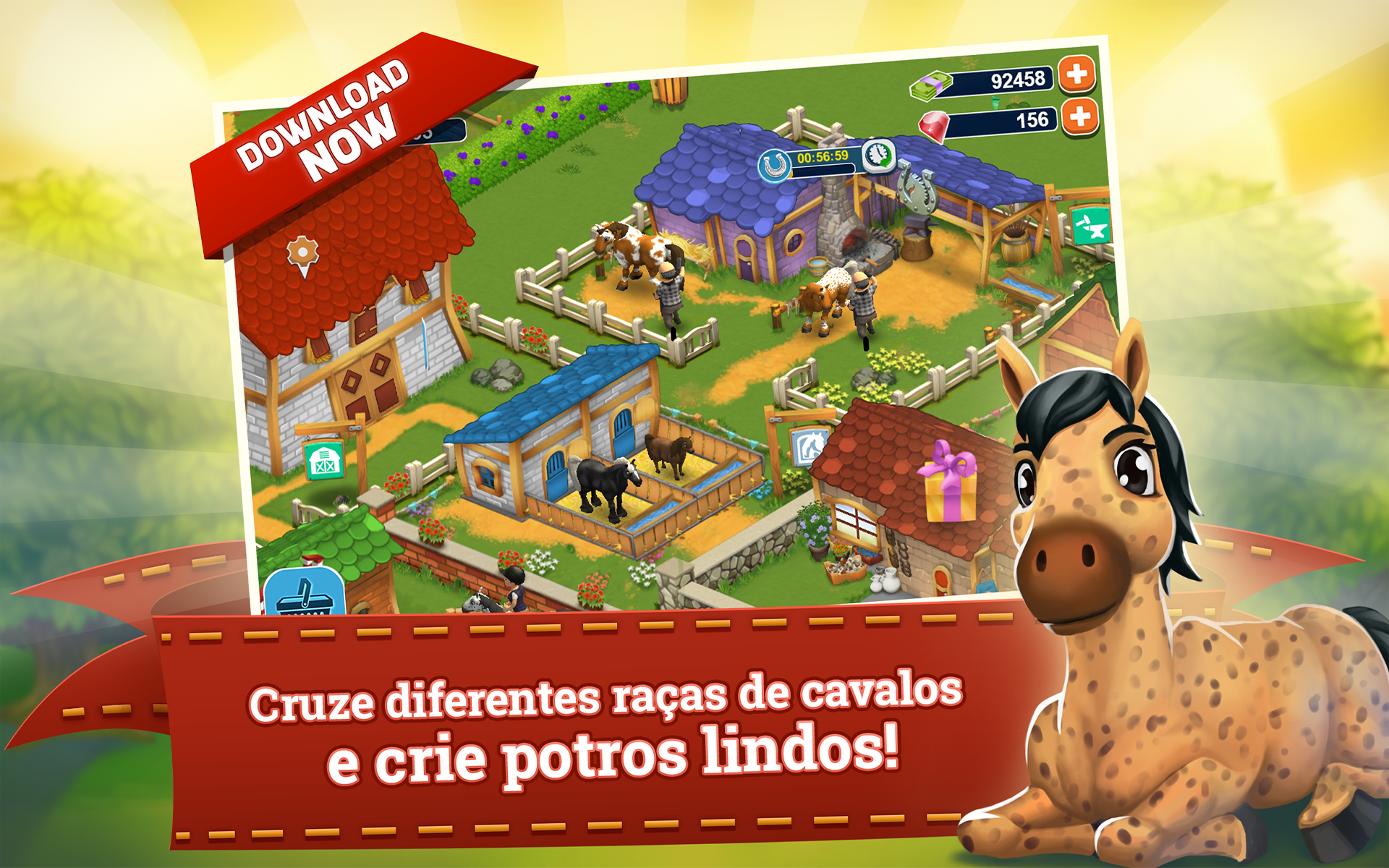 Captura de Tela do Jogo Horse Farm