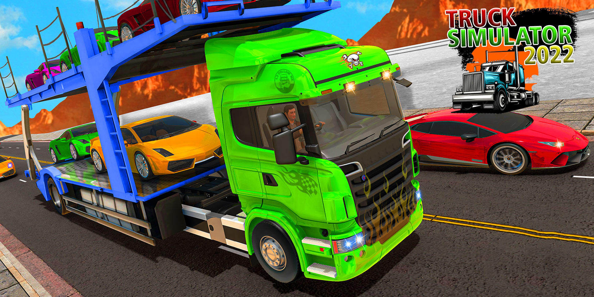 Euro Truck: cargo simulator 게임 스크린샷