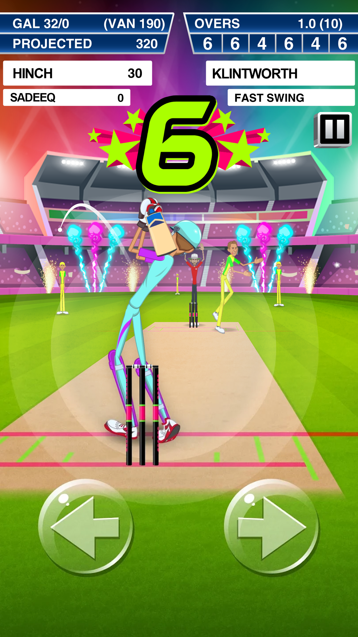 Stick Cricket Super League Game Screenshot