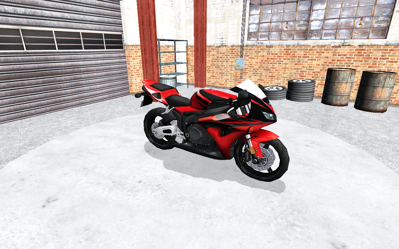 Moto Rider Game Screenshot