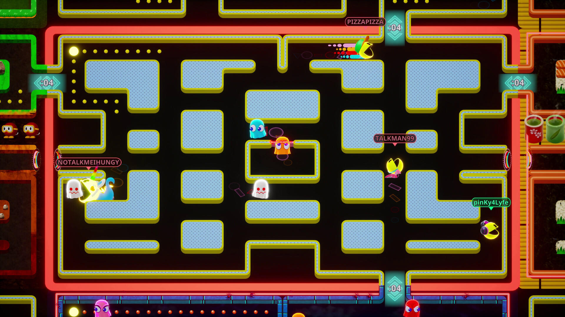 Screenshot 1 of การต่อสู้อุโมงค์เมกะ PAC-MAN: Chomp Champs 