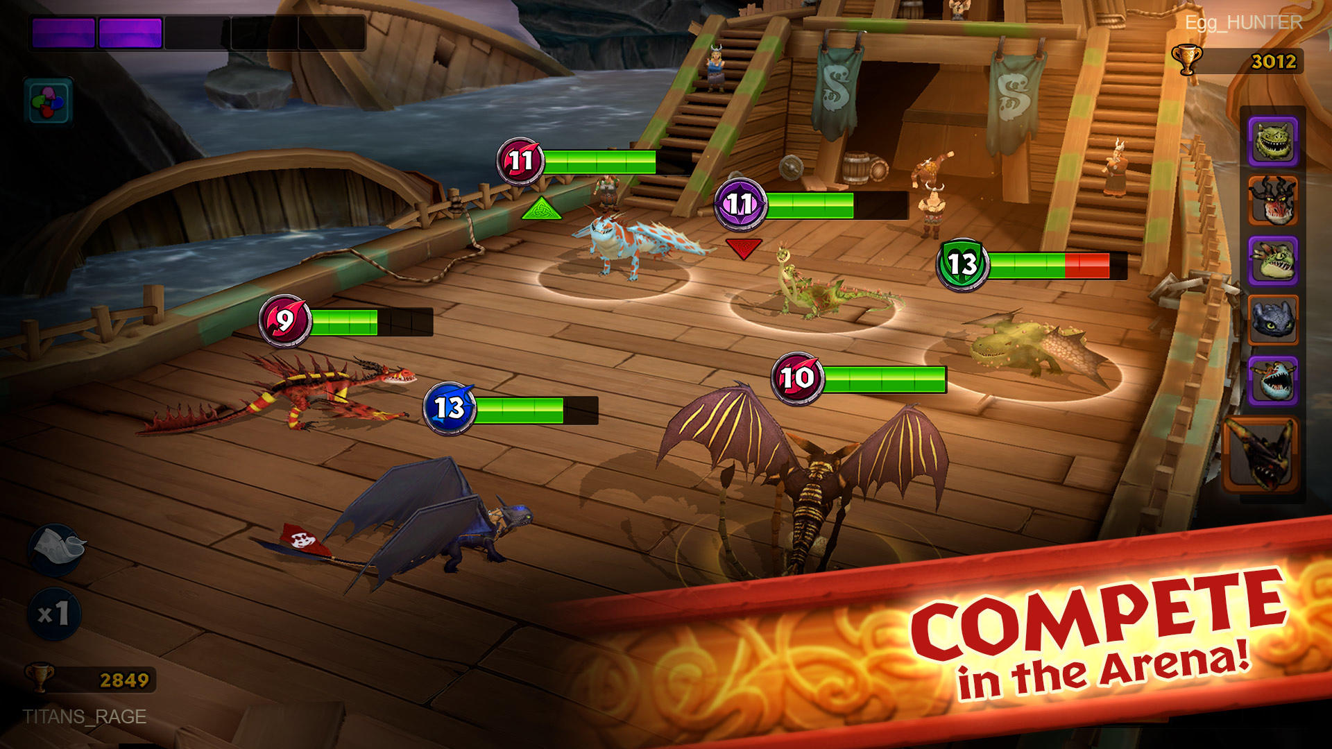 Dragons: Rise of Berk 遊戲截圖