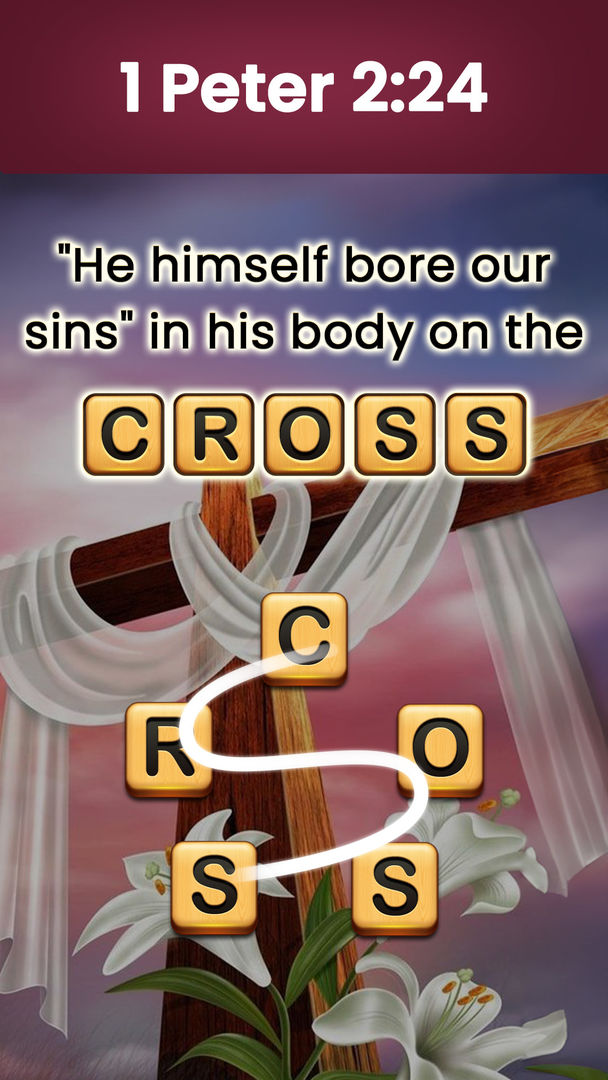 Bible Word Puzzle - Word Games 게임 스크린 샷