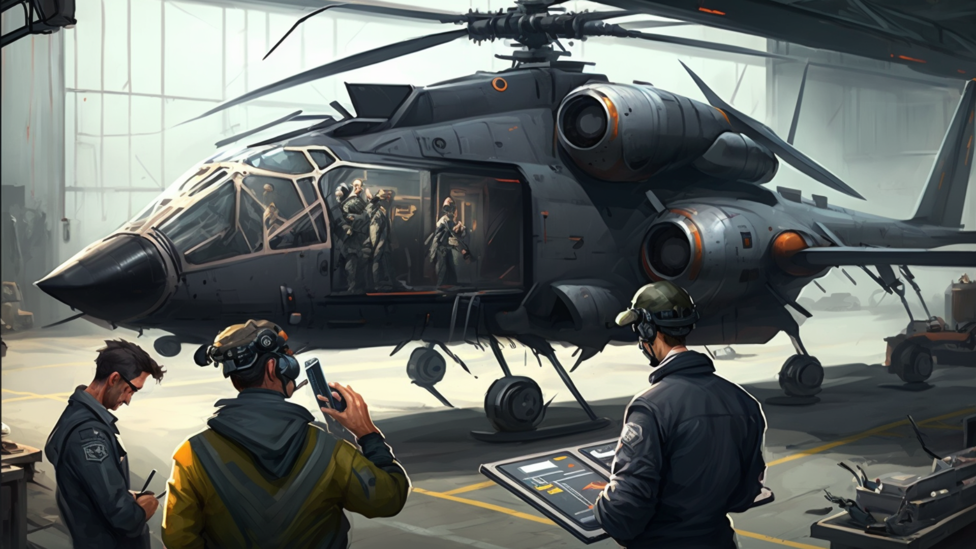 Screenshot of Plane Simulator Mechanic Games