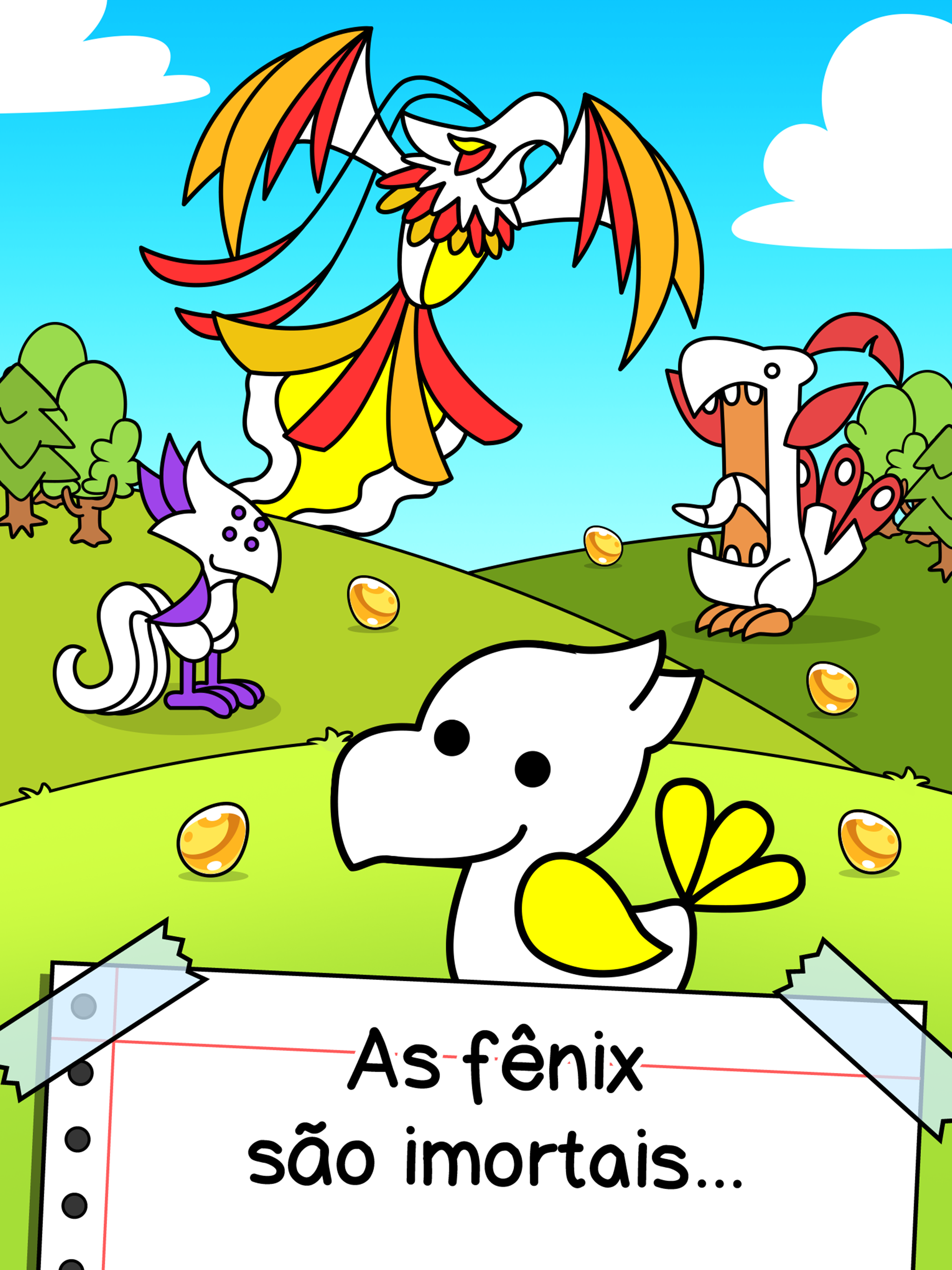 Captura de Tela do Jogo Phoenix Evolution: Idle Merge