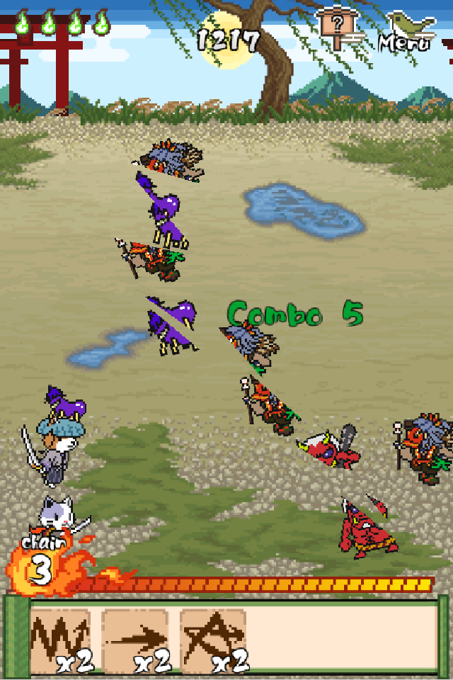 Wan Nyan Slash Game Screenshot