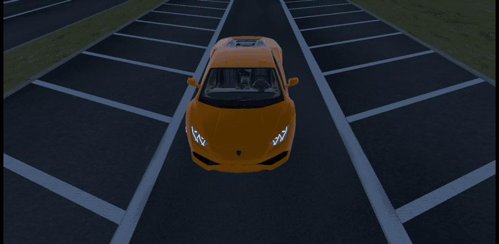 Screenshot of the video of Lamborghini Driving Simulator