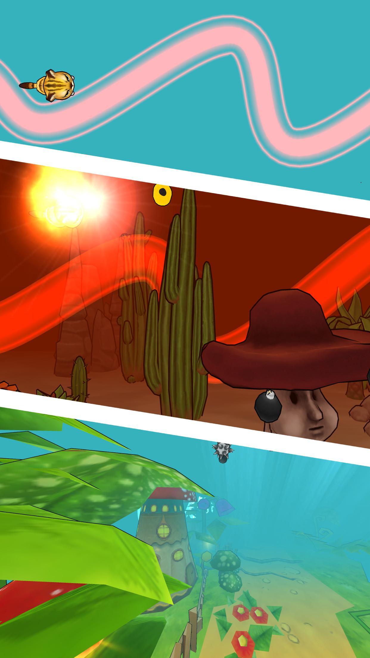 Trippy Kitty - Psychedelic Cat Game Screenshot