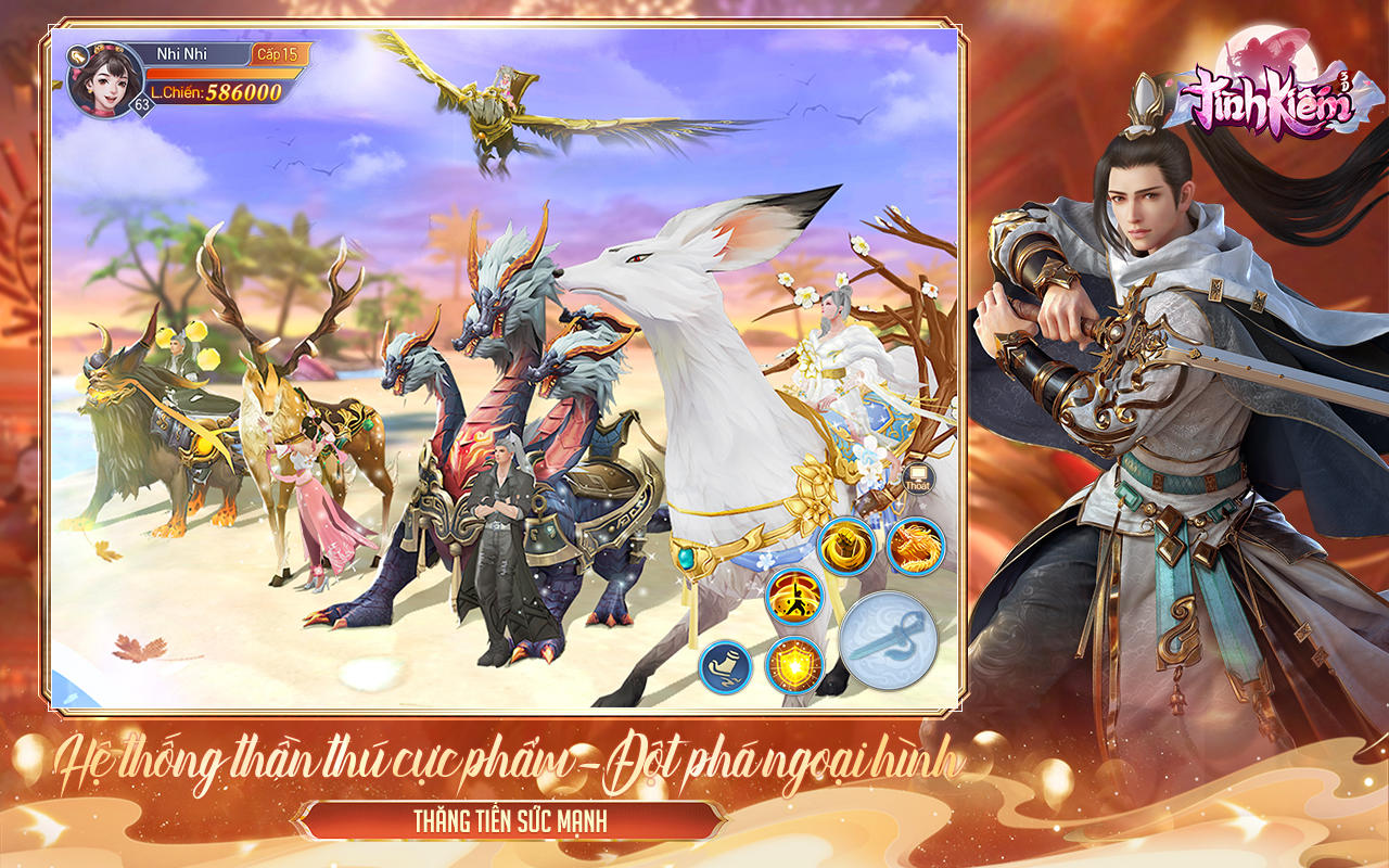 Tình Kiếm 3D-Tam Niên Vạn Phúc Game Screenshot