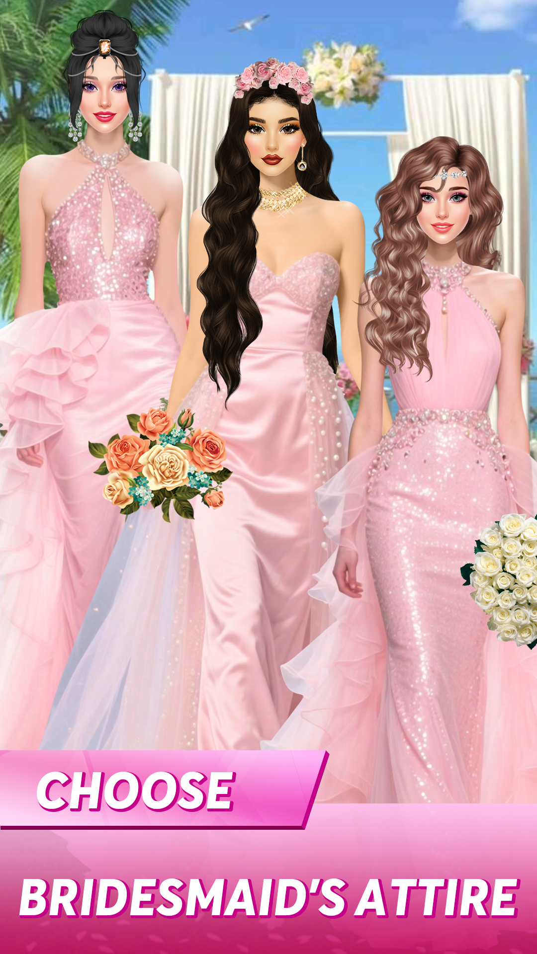 Wedding Dress Up Bridal Games Game Screenshot