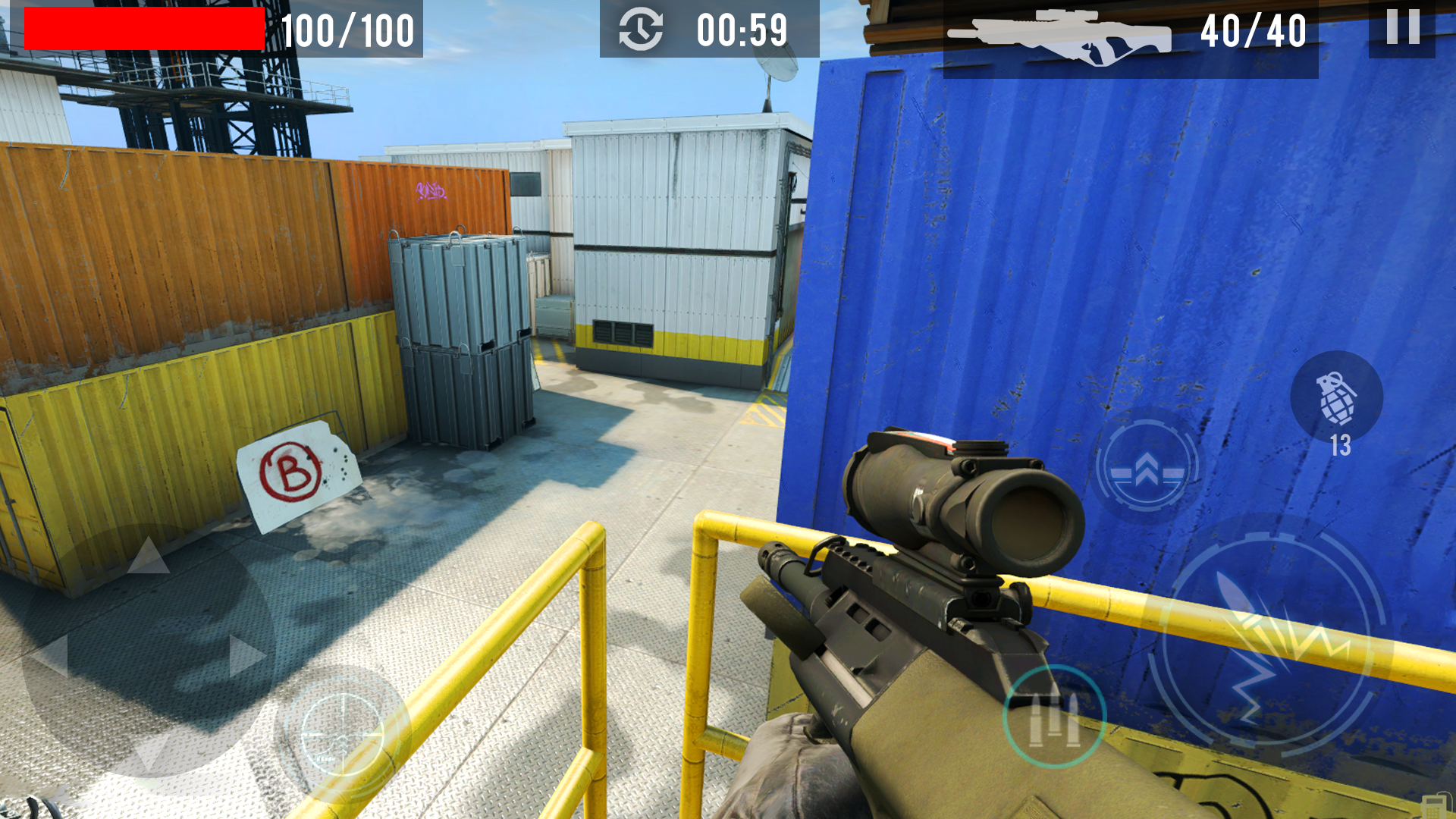 FPS Gun Strike Game Screenshot