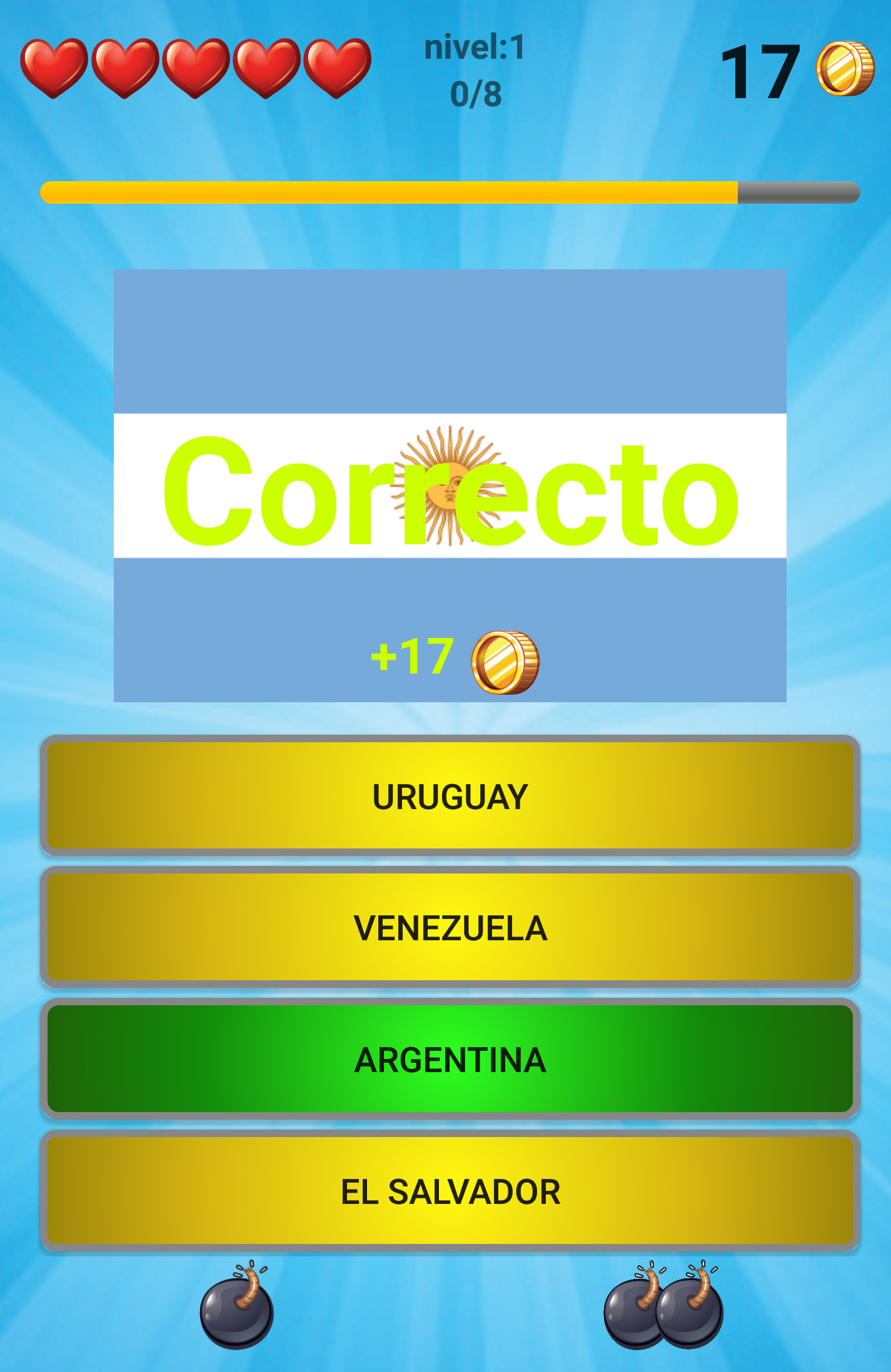 King of Flags Game Screenshot