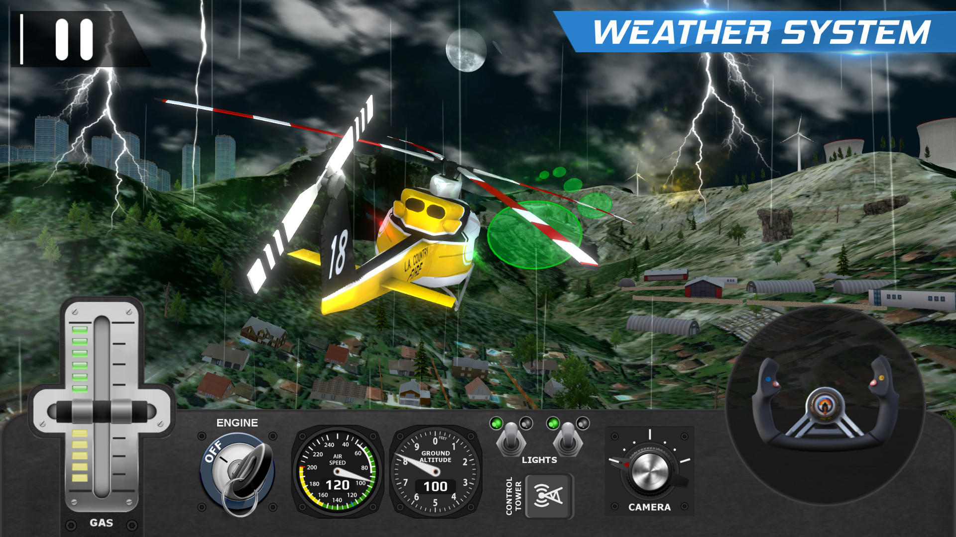 Screenshot 1 of Juruterbang Penerbangan Helikopter 1.14