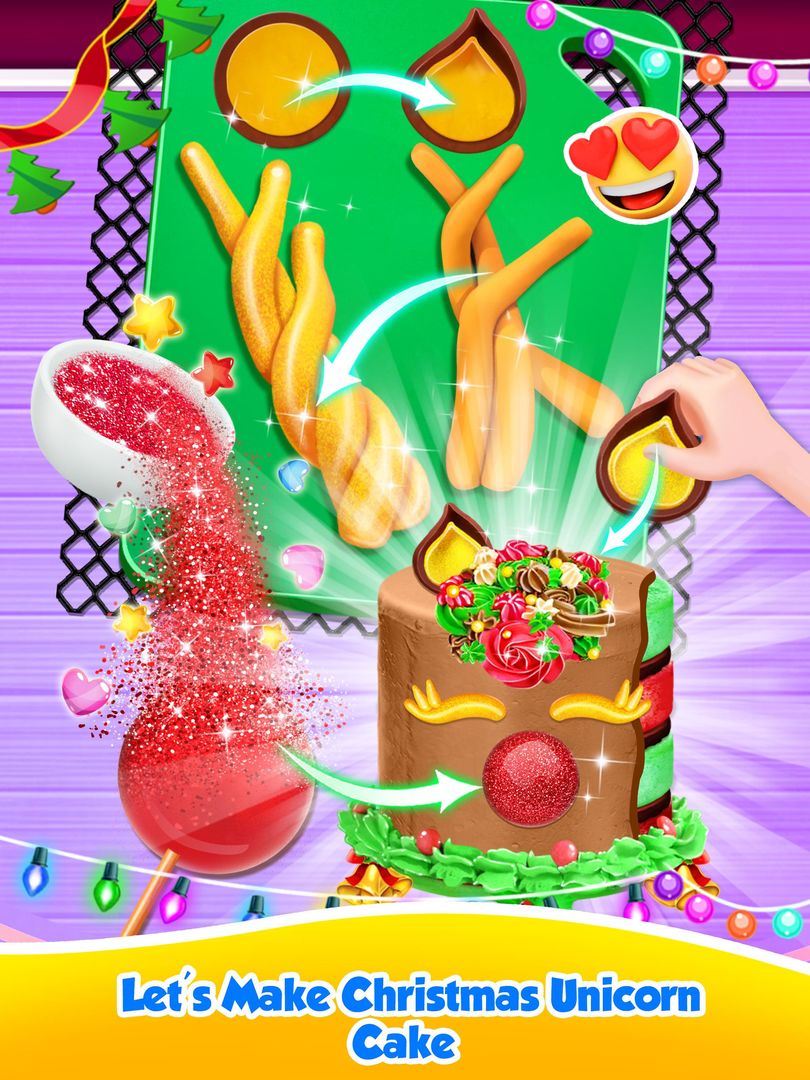 Unicorn Food - Sweet Rainbow Cake Desserts Bakery screenshot game