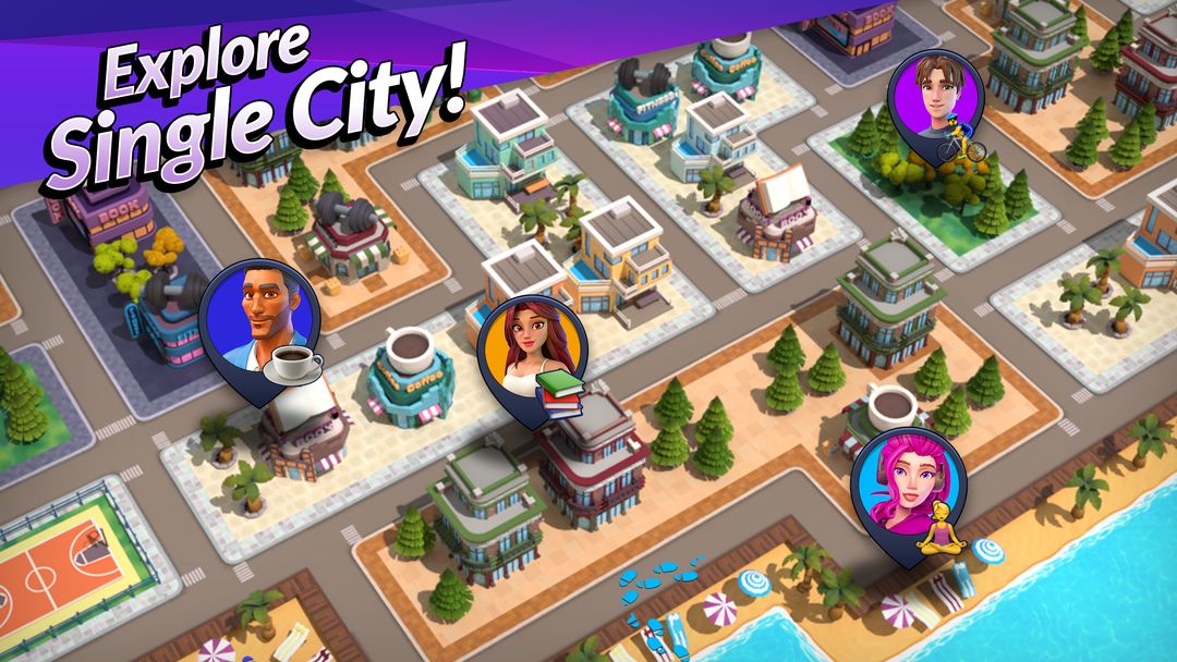 Single City: Social Life Sim ภาพหน้าจอเกม