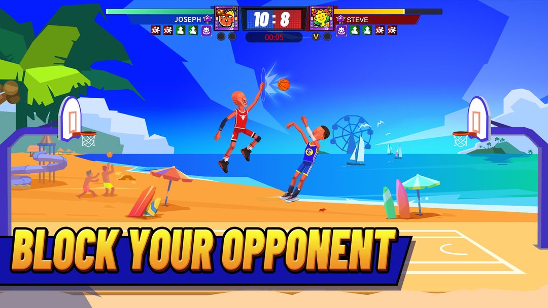 Screenshot of Basketball Duel: Online 1V1