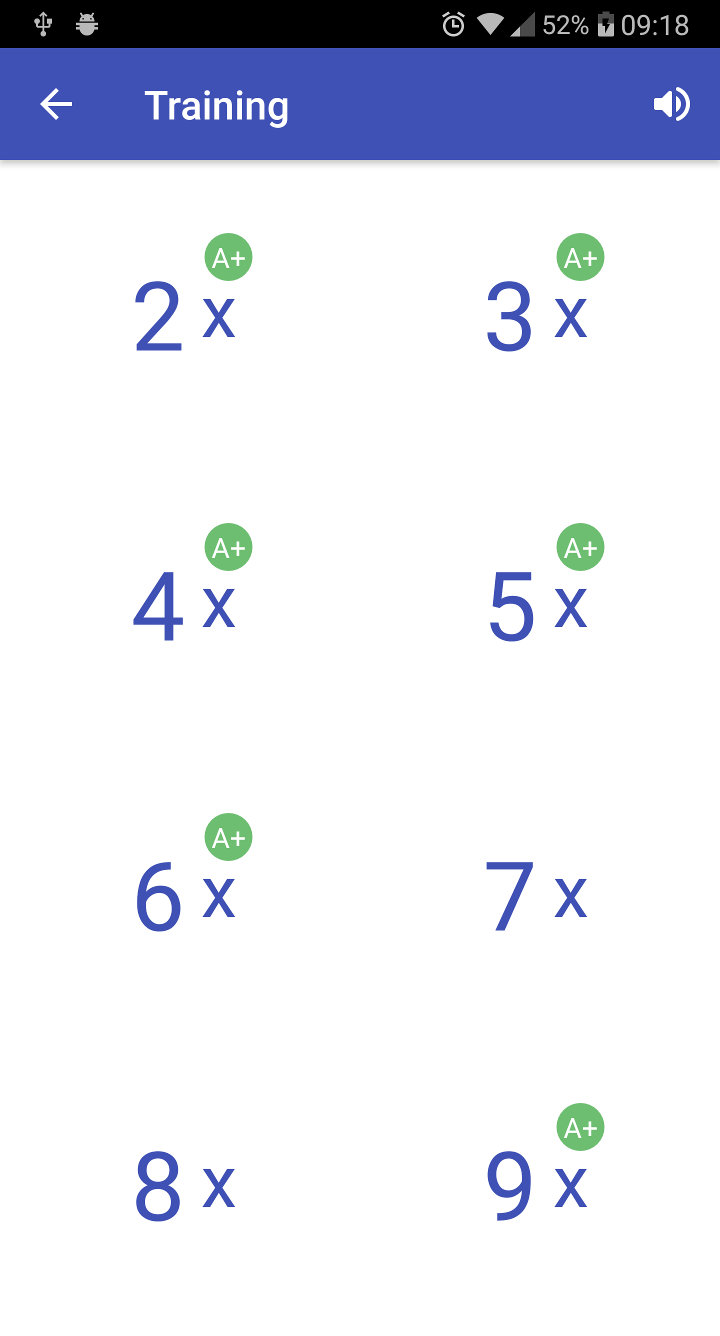 Multiplication Table. Axiom 게임 스크린 샷