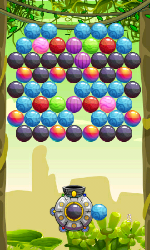 Jungle Bubble Shooter Game Screenshot