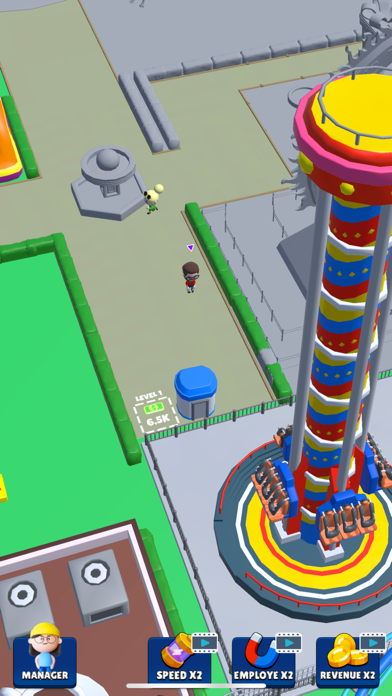 Idle Park Empire Tycoon Game Screenshot