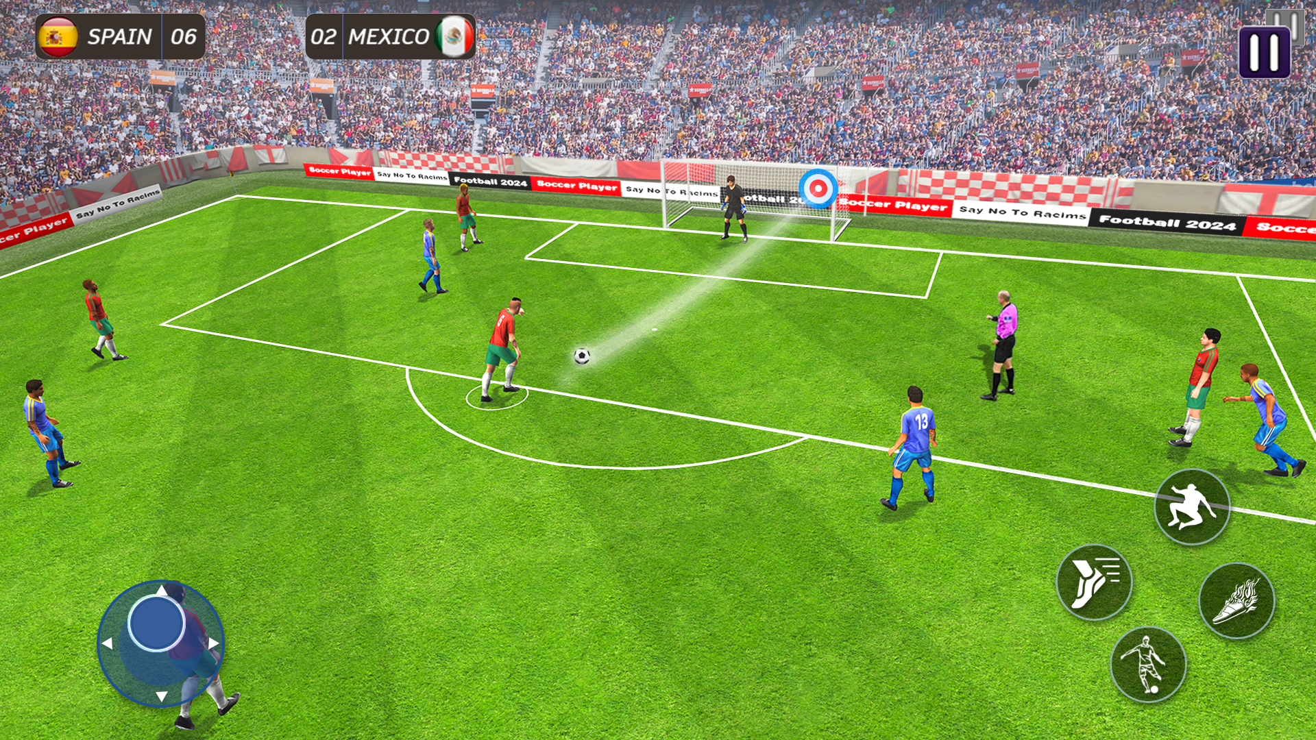 Screenshot 1 of เกมฟุตบอลกองหน้าออฟไลน์ 1.0.3