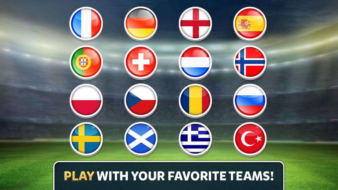 EURO 2016 Head Soccer 게임 스크린 샷