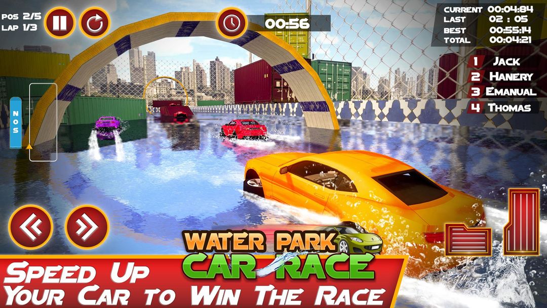 Real GT Stunt Water Park Car Surfing screenshot game