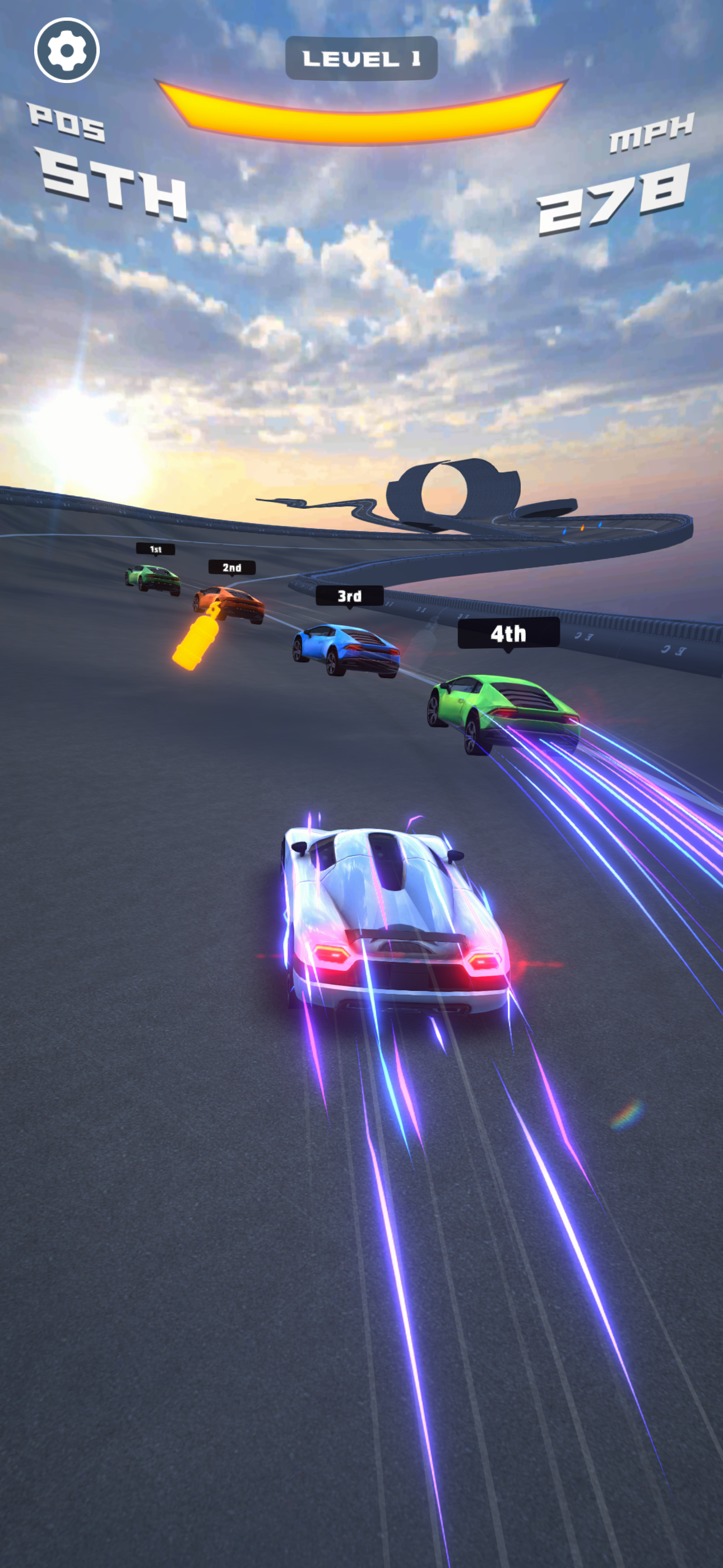 Screenshot of Race Mania!