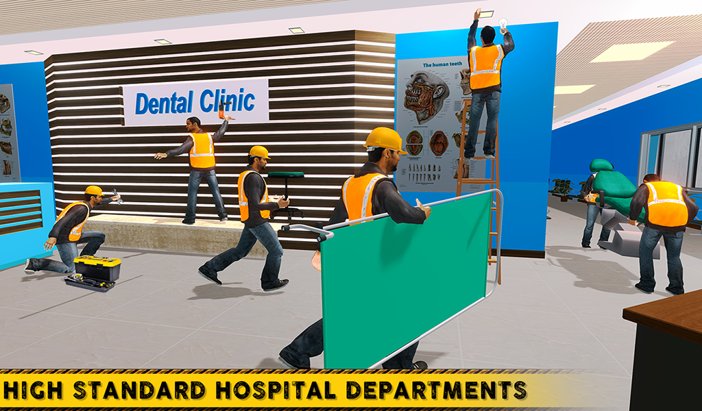 City Hospital Building Constru Game Screenshot