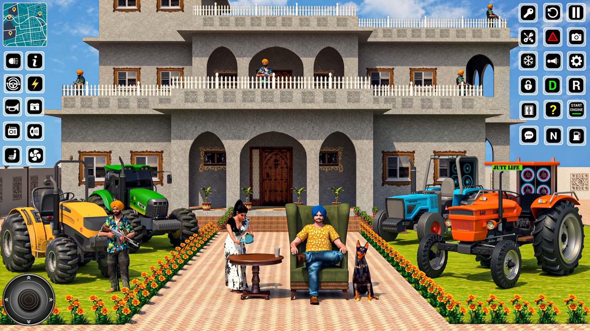 Screenshot of US Tractor Farming Tochan Game