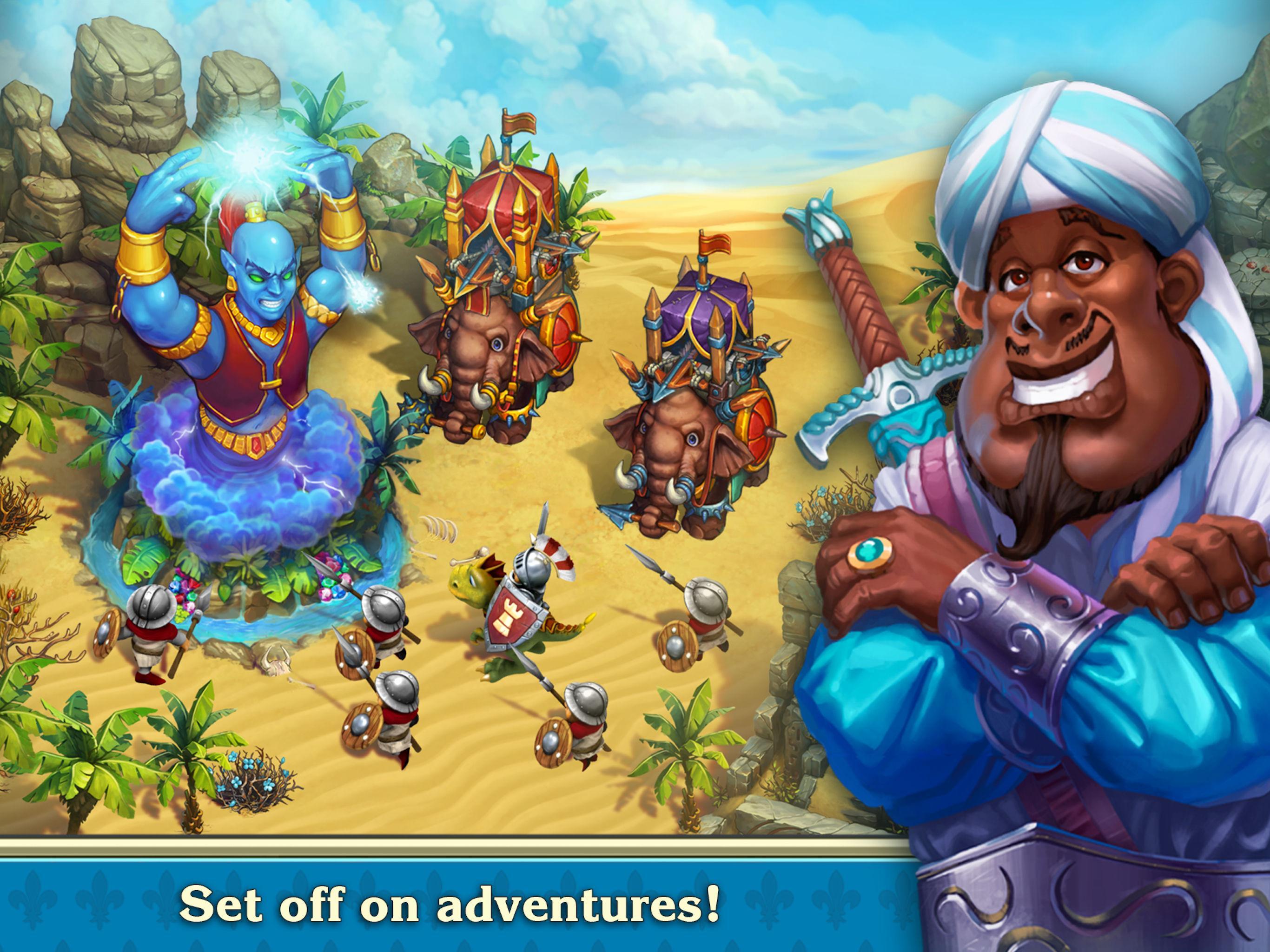 The Tribez & Castlez Game Screenshot