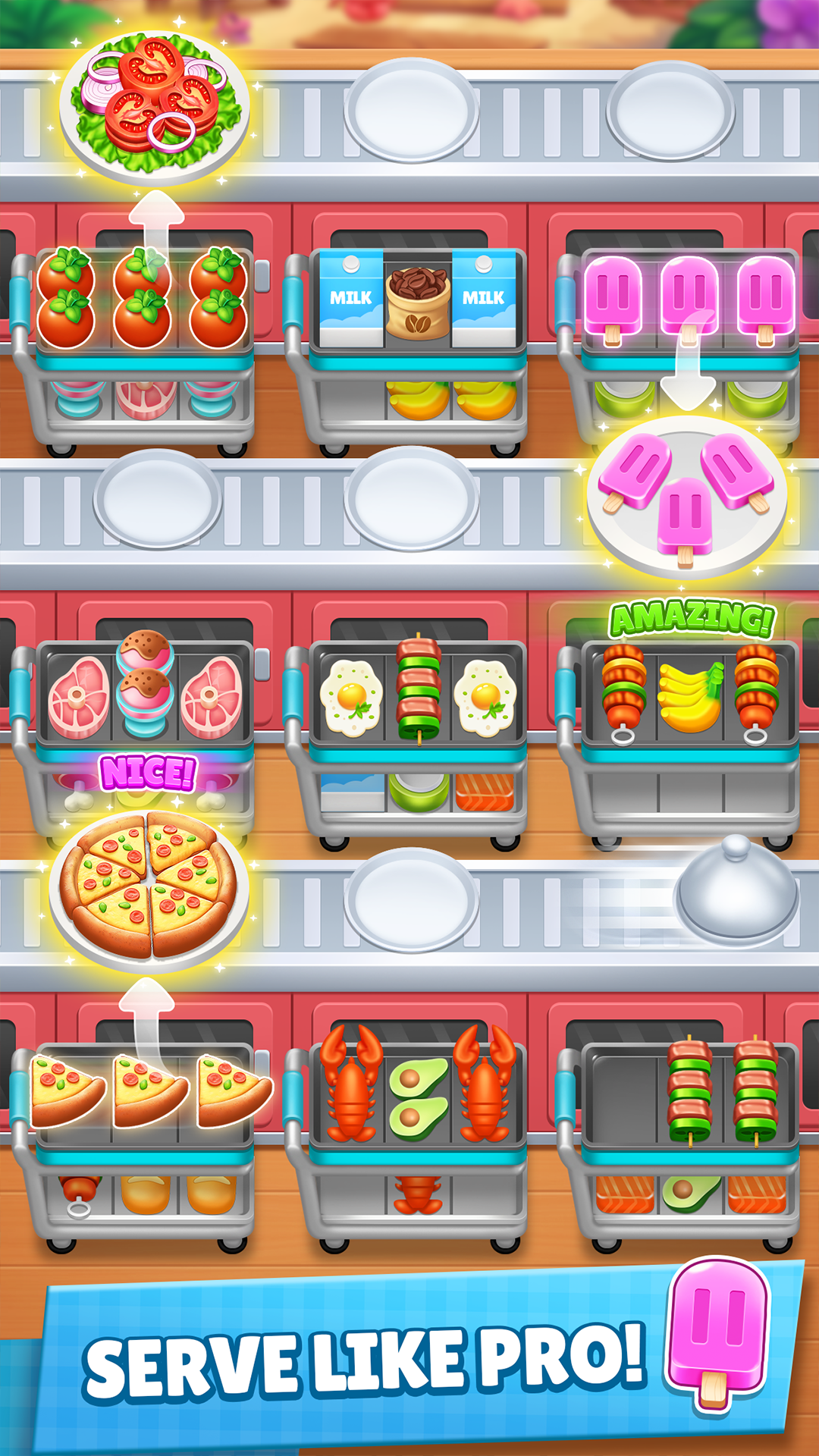 Grill Sort – BBQ Skewer Match Game Screenshot
