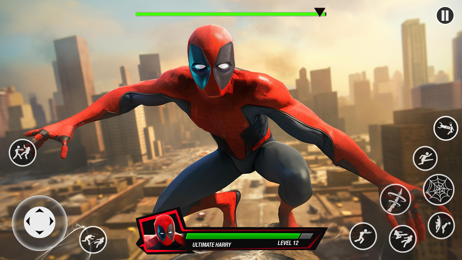 Spider Fighter Crime Hero Game Game Screenshot