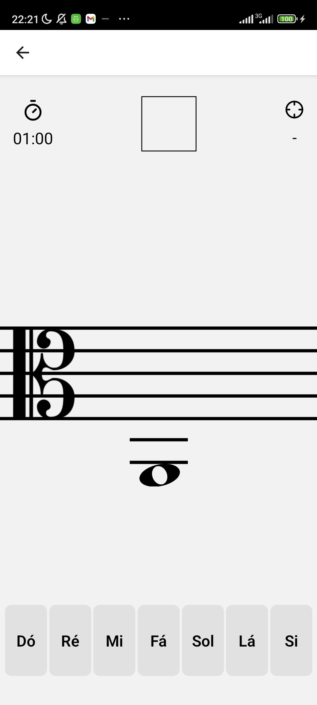 Screenshot of Sheet Music Practice