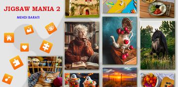 Jigsaw mania 2 ゲームのスクリーンショット