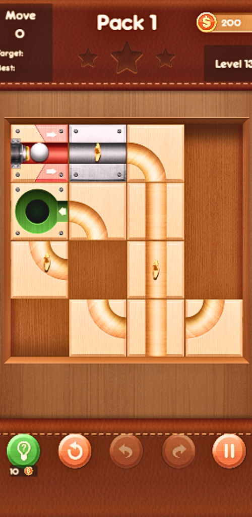 Sliding Ball Puzzle Game Screenshot