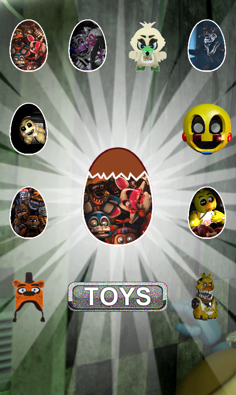 Screenshot of Surprise Eggs Freddy's Five Toys